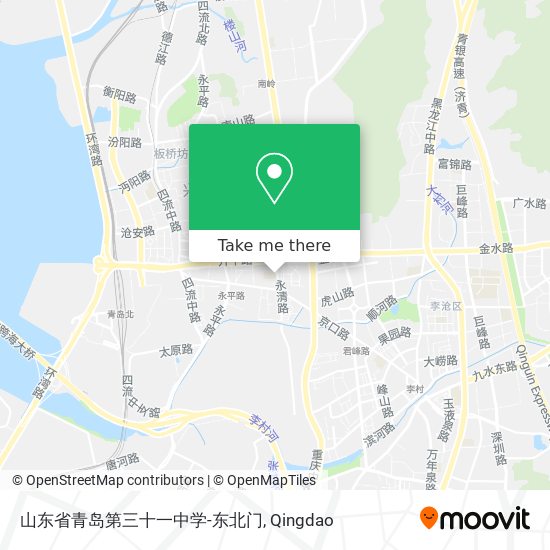 山东省青岛第三十一中学-东北门 map