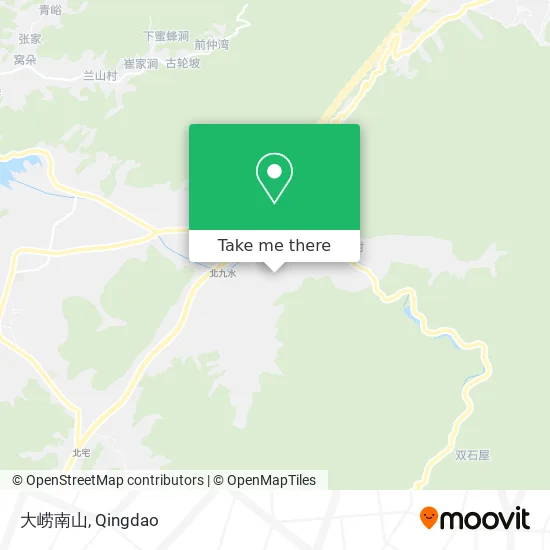 大崂南山 map