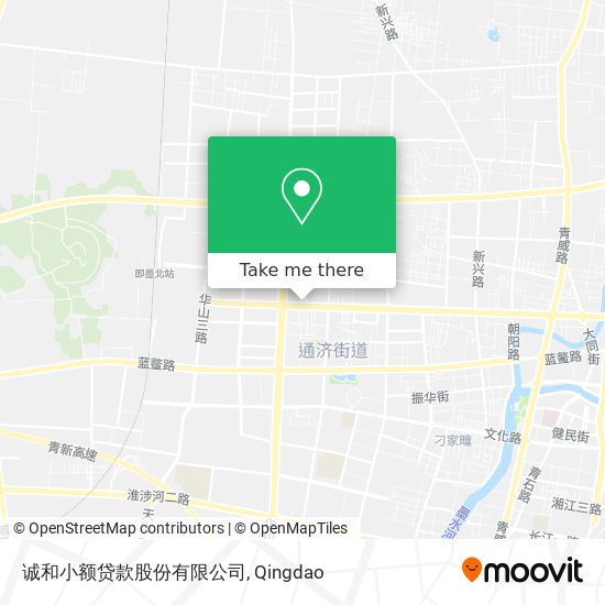 诚和小额贷款股份有限公司 map