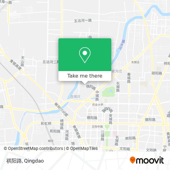 祺阳路 map