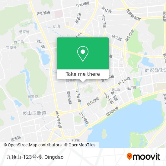 九顶山-123号楼 map