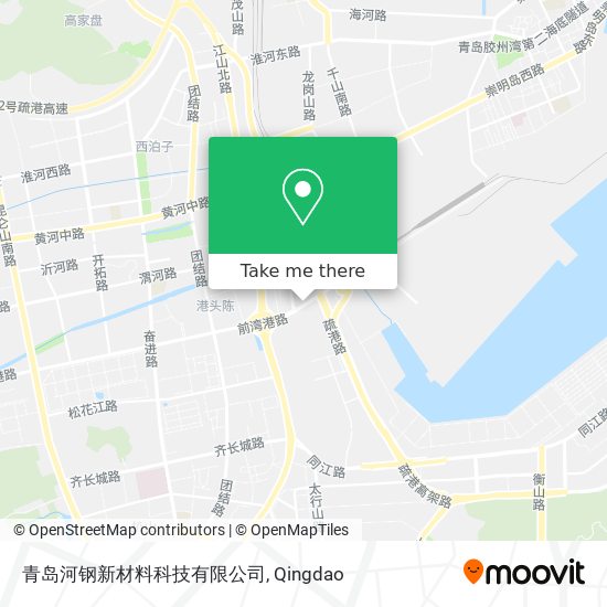 青岛河钢新材料科技有限公司 map