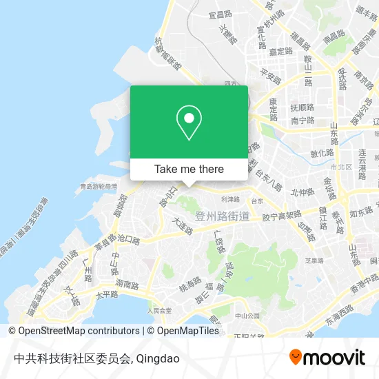 中共科技街社区委员会 map