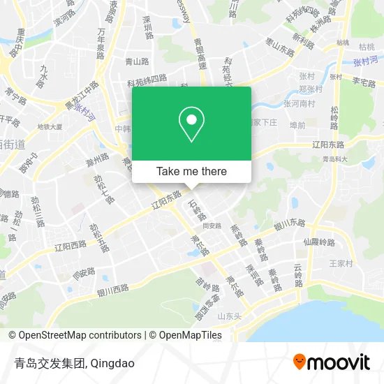 青岛交发集团 map