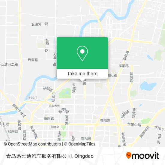 青岛迅比迪汽车服务有限公司 map