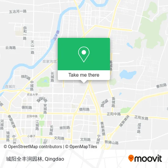 城阳全丰润园林 map