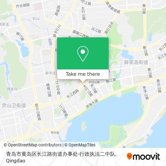 青岛市黄岛区长江路街道办事处-行政执法二中队 map