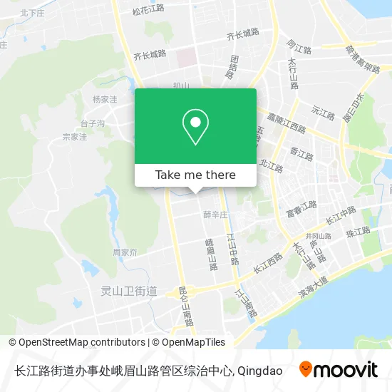 长江路街道办事处峨眉山路管区综治中心 map