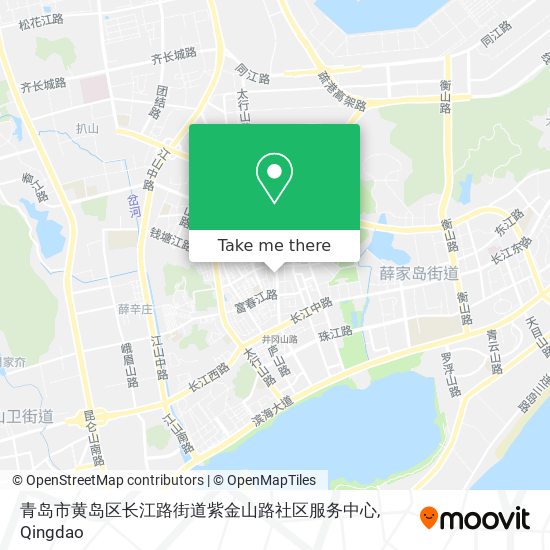 青岛市黄岛区长江路街道紫金山路社区服务中心 map