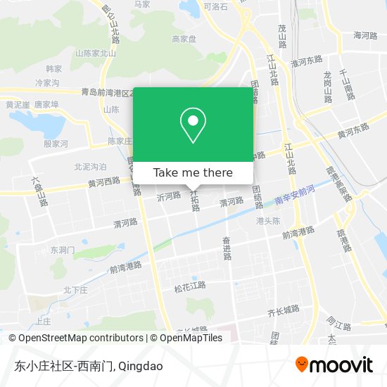 东小庄社区-西南门 map