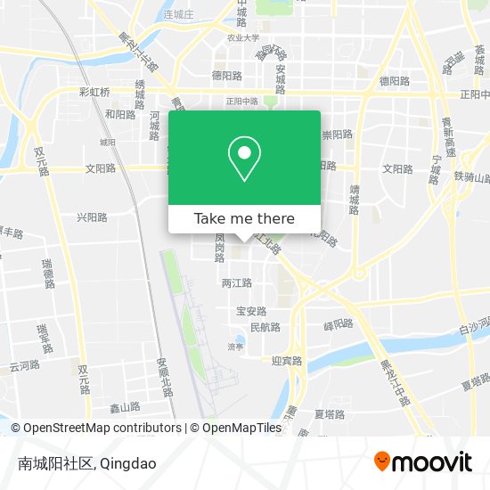 南城阳社区 map