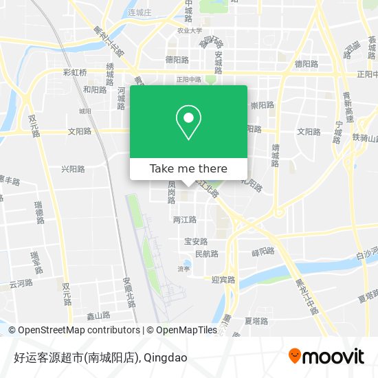 好运客源超市(南城阳店) map