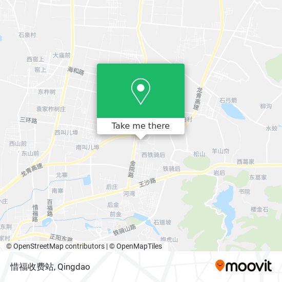 惜福收费站 map