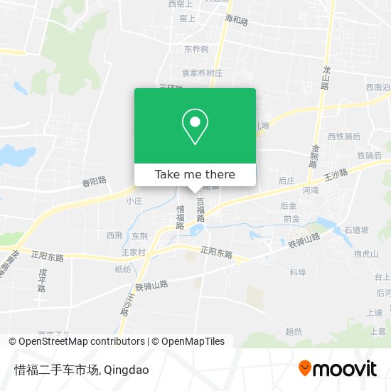 惜福二手车市场 map