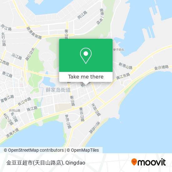 金豆豆超市(天目山路店) map