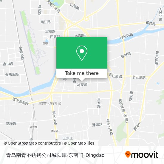 青岛南青不锈钢公司城阳库-东南门 map