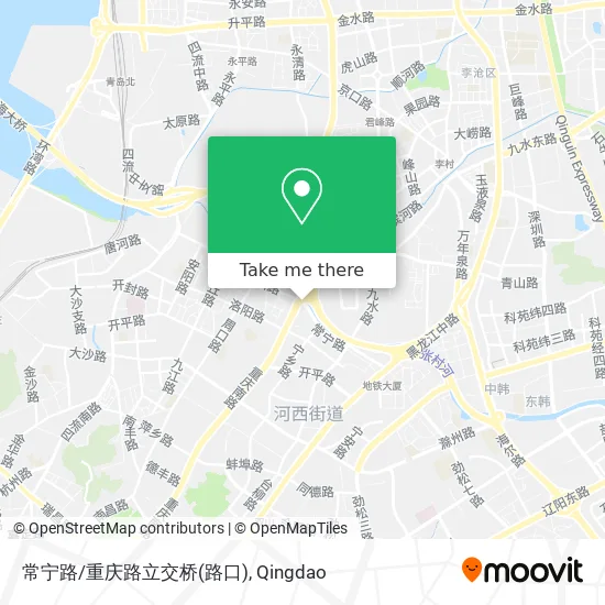 常宁路/重庆路立交桥(路口) map