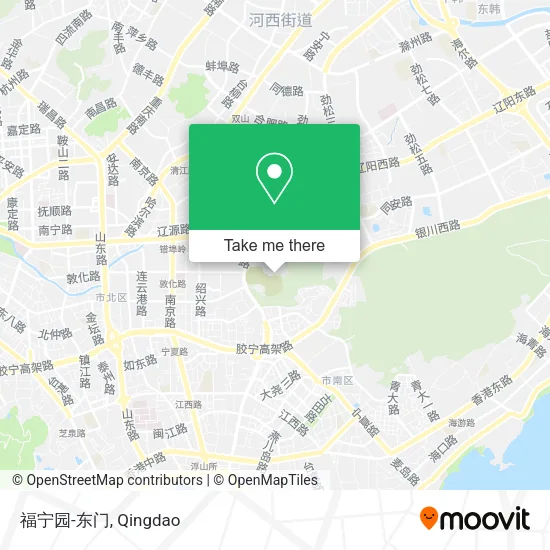 福宁园-东门 map