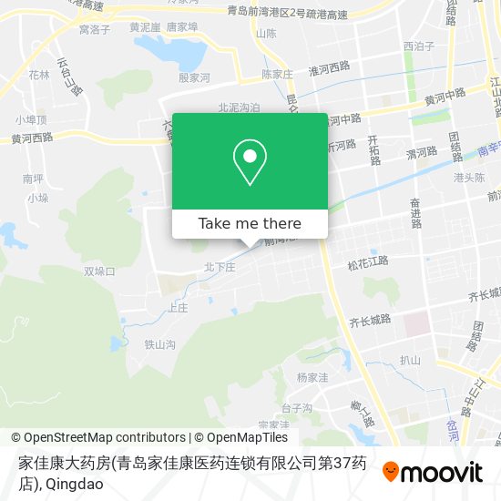 家佳康大药房(青岛家佳康医药连锁有限公司第37药店) map