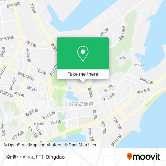 南港小区-西北门 map