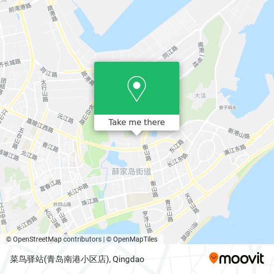 菜鸟驿站(青岛南港小区店) map