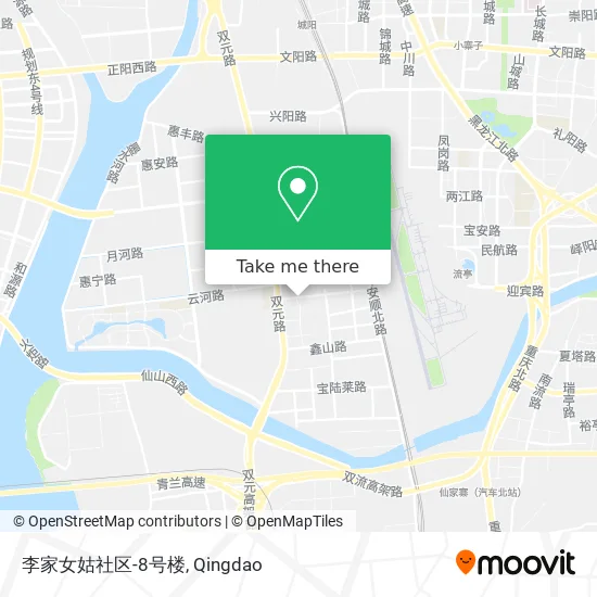 李家女姑社区-8号楼 map