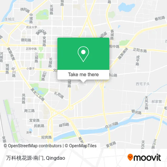 万科桃花源-南门 map