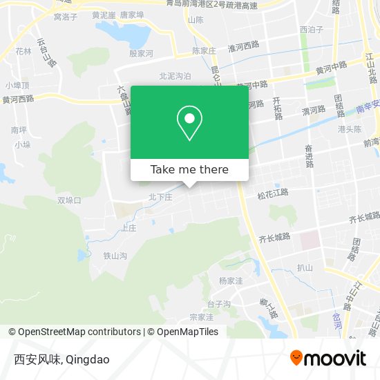 西安风味 map