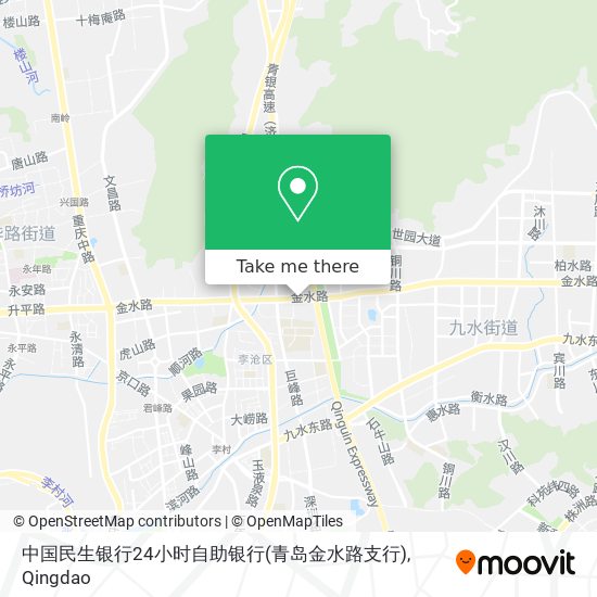 中国民生银行24小时自助银行(青岛金水路支行) map