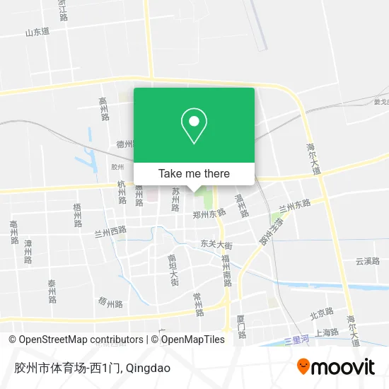 胶州市体育场-西1门 map