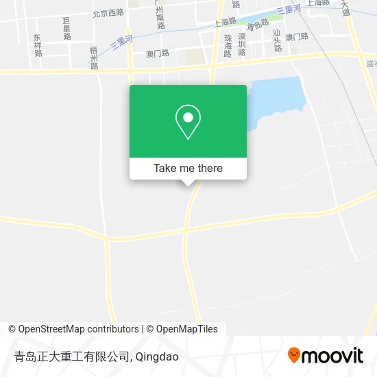 青岛正大重工有限公司 map
