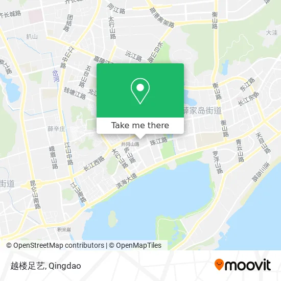 越楼足艺 map