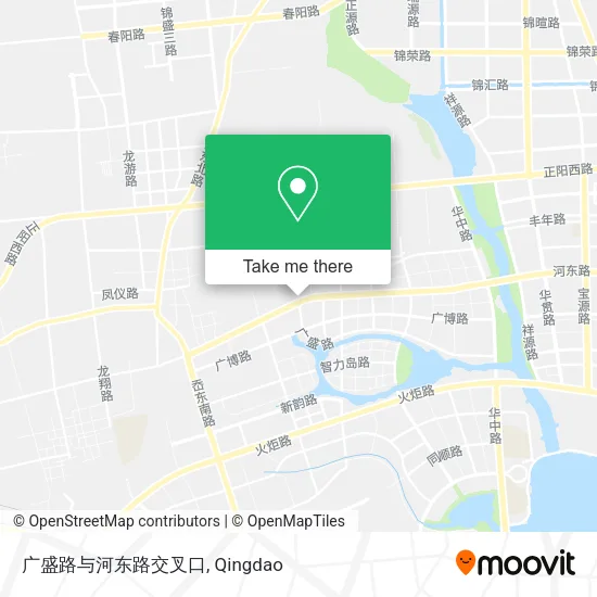 广盛路与河东路交叉口 map