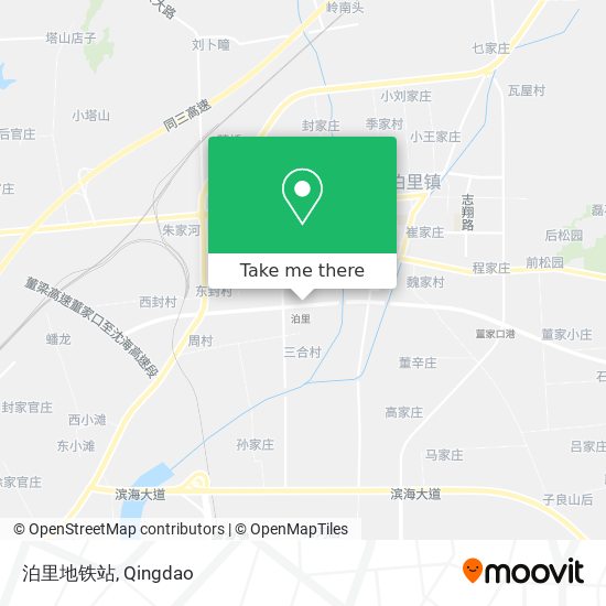 泊里地铁站 map