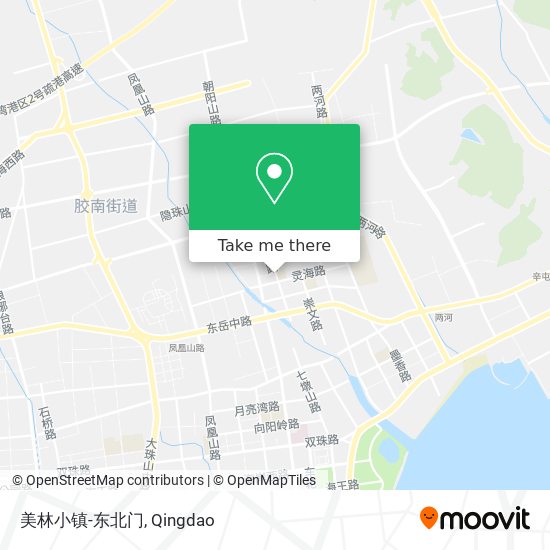 美林小镇-东北门 map