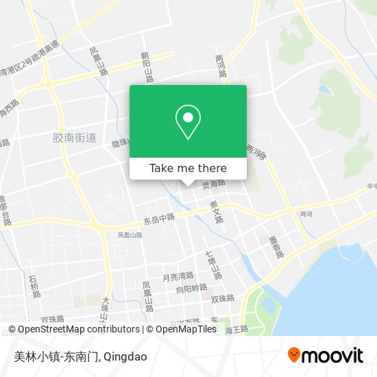 美林小镇-东南门 map