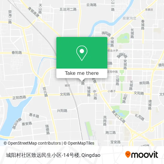 城阳村社区致远民生小区-14号楼 map