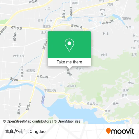 童真宫-南门 map