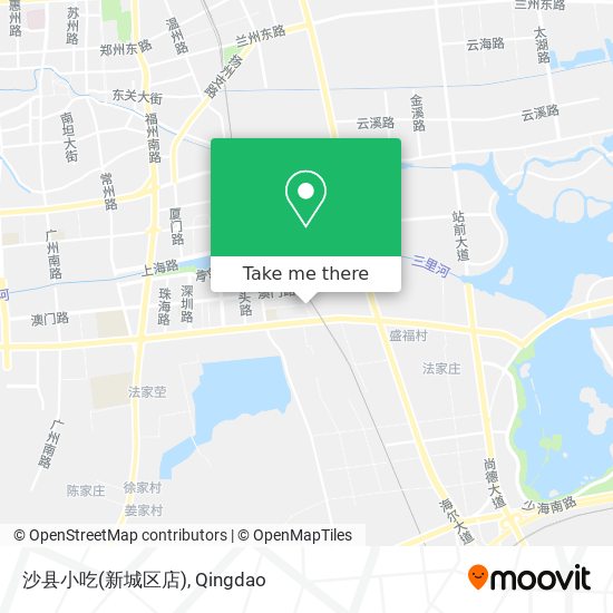 沙县小吃(新城区店) map