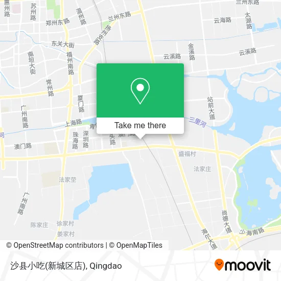 沙县小吃(新城区店) map