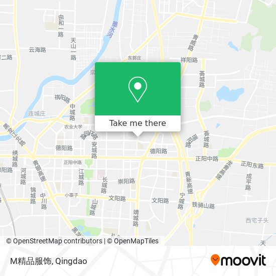 M精品服饰 map