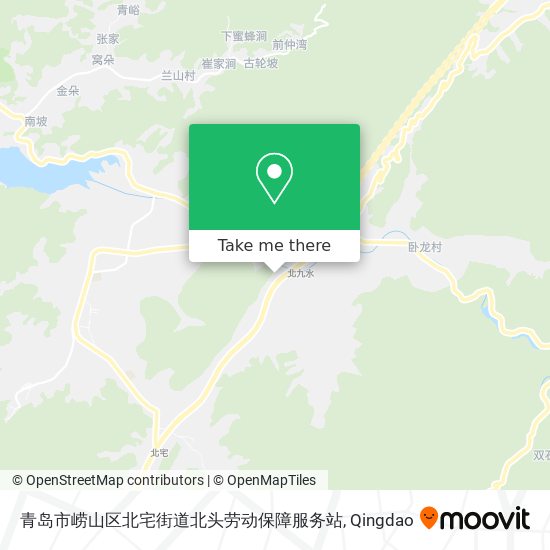 青岛市崂山区北宅街道北头劳动保障服务站 map