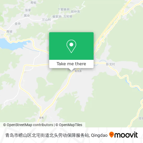 青岛市崂山区北宅街道北头劳动保障服务站 map