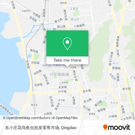 东小庄花鸟鱼虫批发零售市场 map