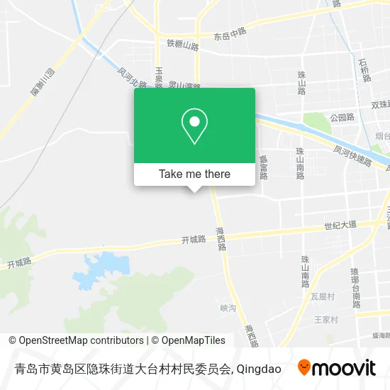 青岛市黄岛区隐珠街道大台村村民委员会 map