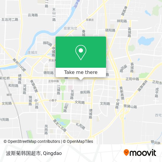 波斯菊韩国超市 map