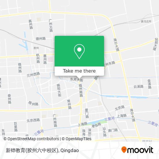 新铧教育(胶州六中校区) map