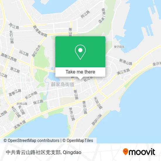 中共青云山路社区党支部 map