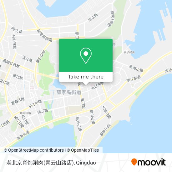 老北京肖炜涮肉(青云山路店) map