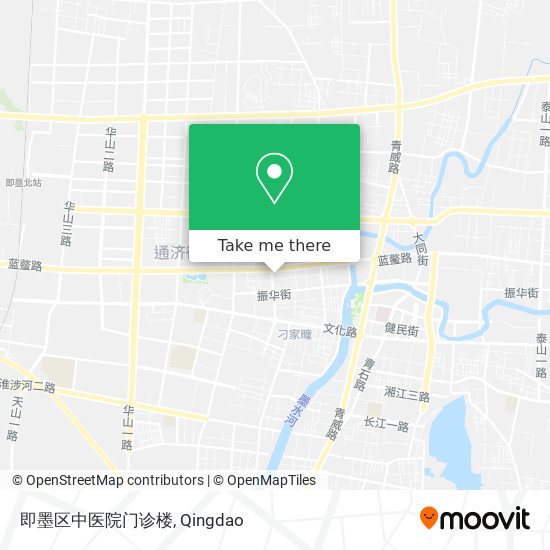 即墨区中医院门诊楼 map